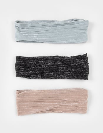 FULL TILT 3 Pack Shimmer Headbands Primary Image