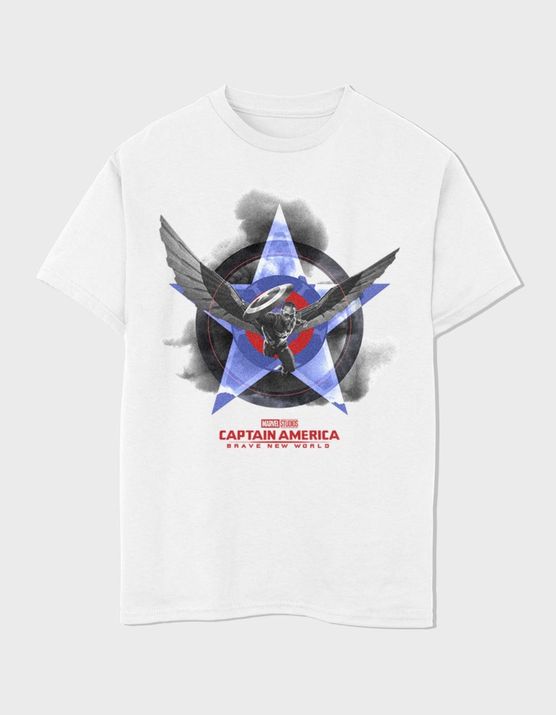 CAPTAIN AMERICA Brave New World Captain America Flying Unisex Kids Tee image number 0