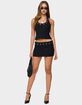 EDIKTED Havana Grommet Ribbed Foldover Mini Skort image number 5