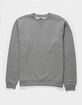 RSQ Mens Solid Crewneck Fleece Sweatshirt image number 2