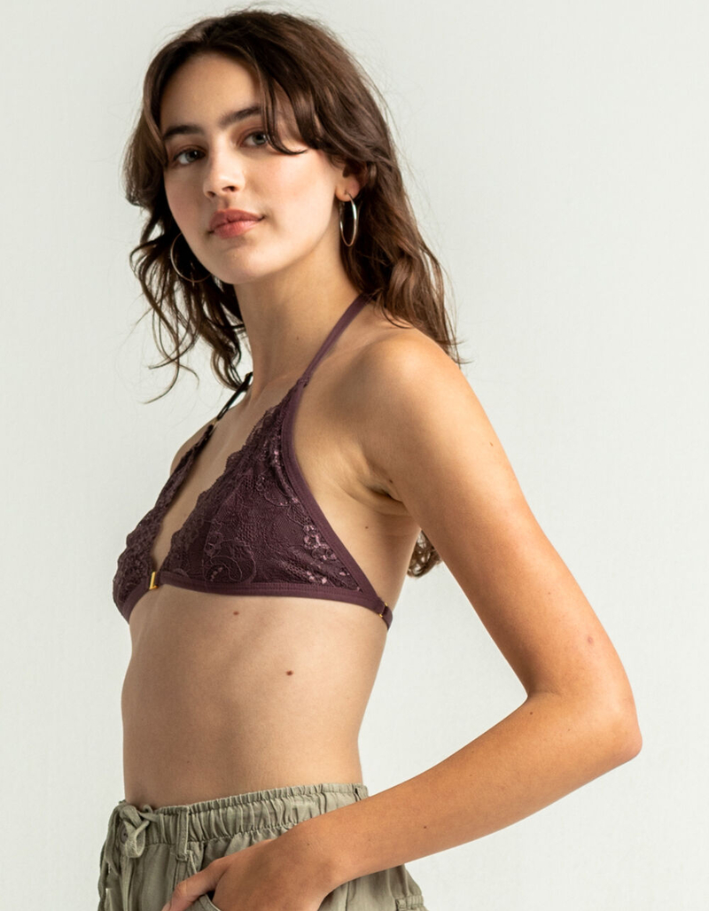 FULL TILT Lace Halter Bralette image number 1