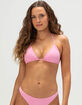 FULL TILT Triangle Bikini Top image number 1