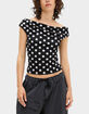 BDG Urban Outfitters Fia Dot Womens Off The Shoulder Top image number 1