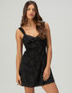 COTTON CANDY LA Satin Open Back Womens Dress image number 1