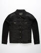 RETROFIT Black Mens Denim Jacket image number 1