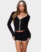 EDIKTED Sansa Lacey Knit Cardigan image number 1