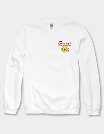 PEANUTS Snoopy's Slice Shop Unisex Crewneck Sweatshirt Primary Image