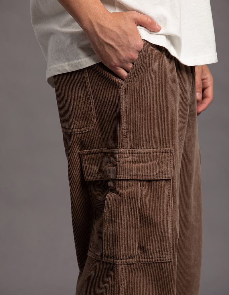 RSQ Mens Loose Corduroy Cargo Pants  image number 4