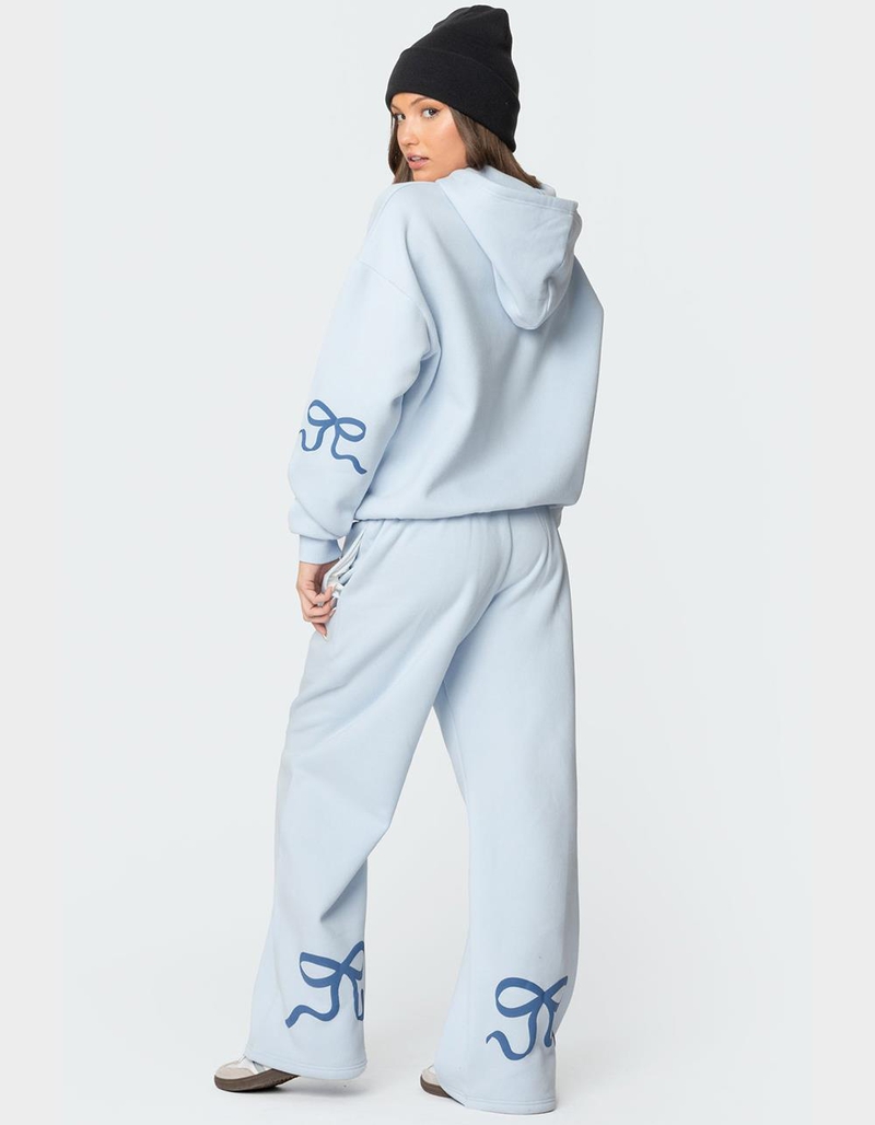 EDIKTED Bonney Bow Detail Sweatpants image number 1