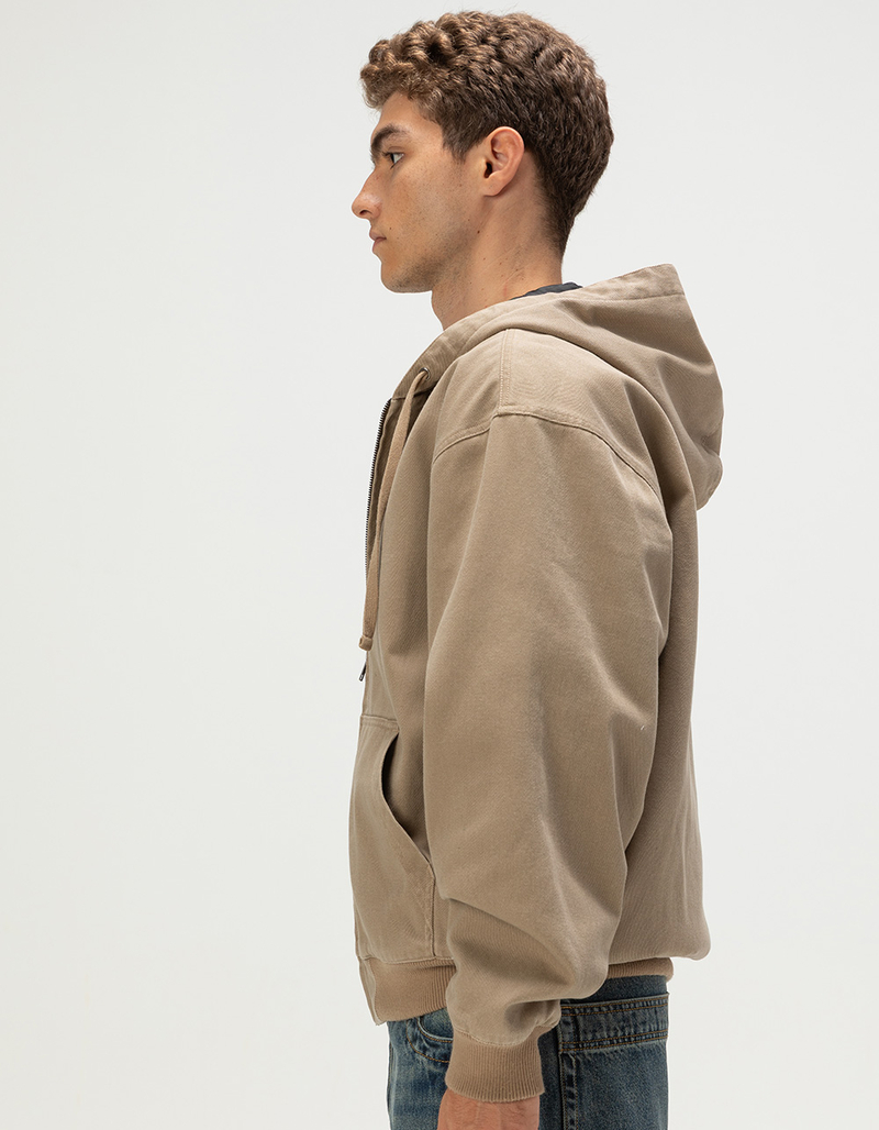 RSQ Mens Oversized Hooded Twill Jacket image number 3