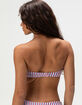 FULL TILT Textured Twist Bandeau Bikini Top image number 4