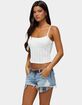 EDIKTED Aivy Pointelle Tank Top image number 2