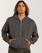 RSQ Mens Washed Oversized Zip-Up Hoodie image number 5