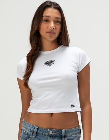 HYPE AND VICE Los Angeles Kings Womens Baby Tee Primary Image
