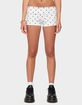 EDIKTED Chelsie Polka Dot Foldover Shorts image number 1