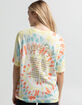 RVCA T-World Tour Womens Oversized Tee image number 2