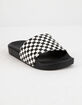 VANS Checkerboard Boys Slide Sandals image number 1