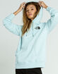 THE NORTH FACE Archived Womens Light Blue Hoodie image number 2