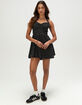 FULL TILT Womens Polka Dot Halter Dress image number 2