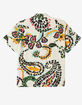 OBEY Paisley Dots Mens Button Up Shirt image number 2