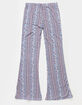 WHITE FAWN Printed Flare Pants image number 2