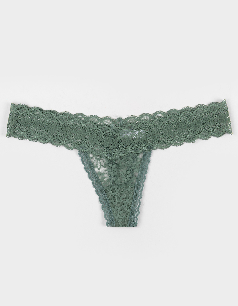 FULL TILT Lace Thong image number 0