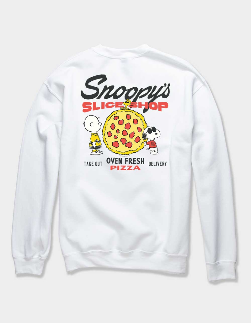 PEANUTS Snoopy's Slice Shop Unisex Crewneck Sweatshirt image number 1