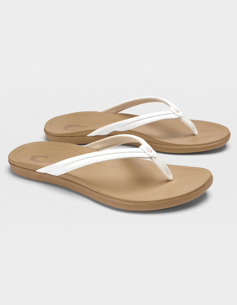 OLUKAI Ho&lsquo;ōpio Maluā Womens Flip Flops image number 2