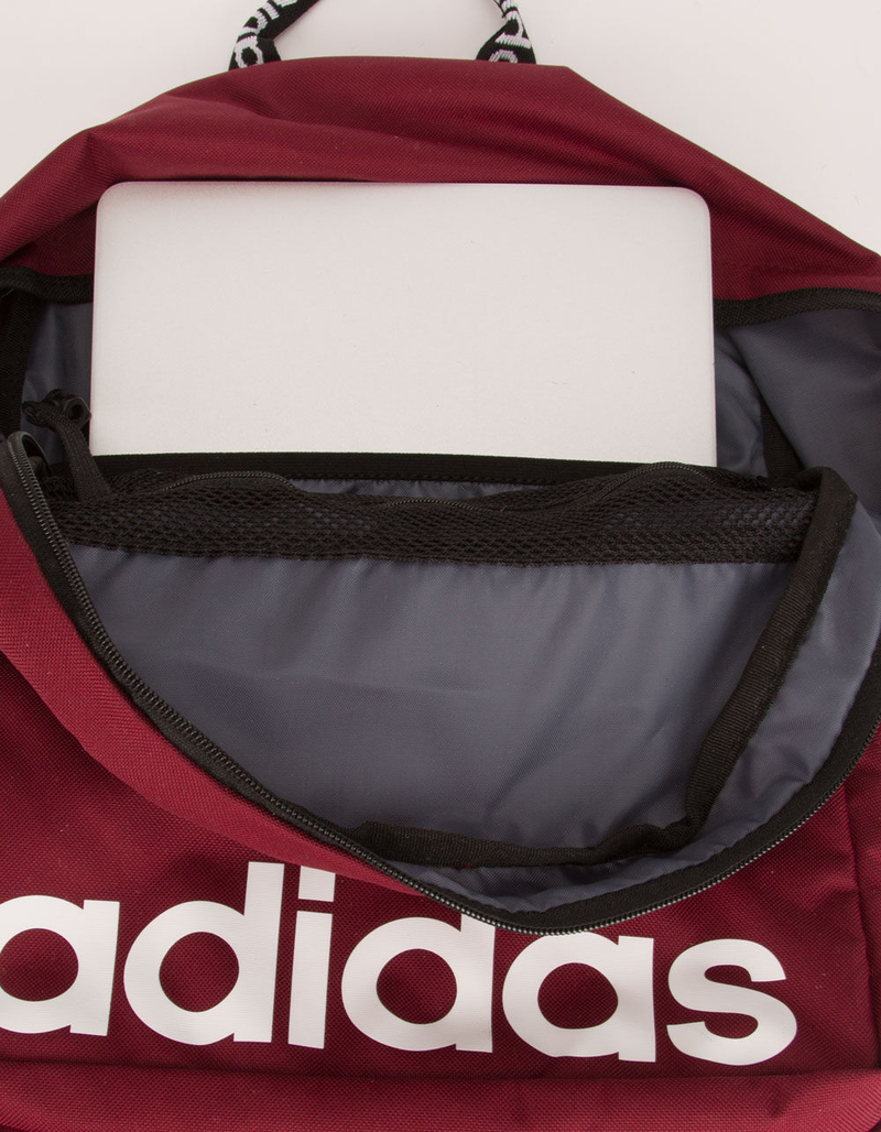 ADIDAS Trefoil Pocket Burgundy Backpack image number 3