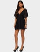 EDIKTED Rosalee Chiffon Babydoll Mini Dress image number 2