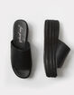 FREE PEOPLE Harbor Womens Black Flatform Sandals image number 5