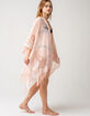 DO EVERYTHING IN LOVE Lace Womens Pink Kimono image number 2