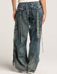 BDG Urban Outfitters Strappy Denim Womens Cargo Pants image number 4