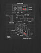 NINTENDO NES Schematic Unisex Tee image number 2