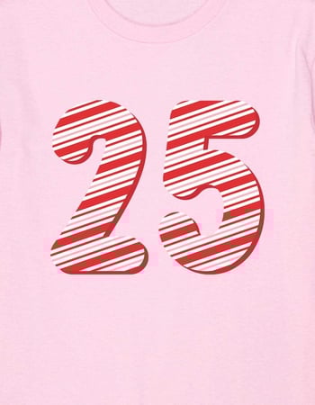CANDY CANE 25 Stripes Unisex Kids Tee Alternative Image