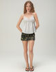 RSQ Sparkle Womens Babydoll Top image number 5