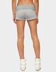 EDIKTED Presley Stripe & Polka Dot Foldover Shorts image number 3