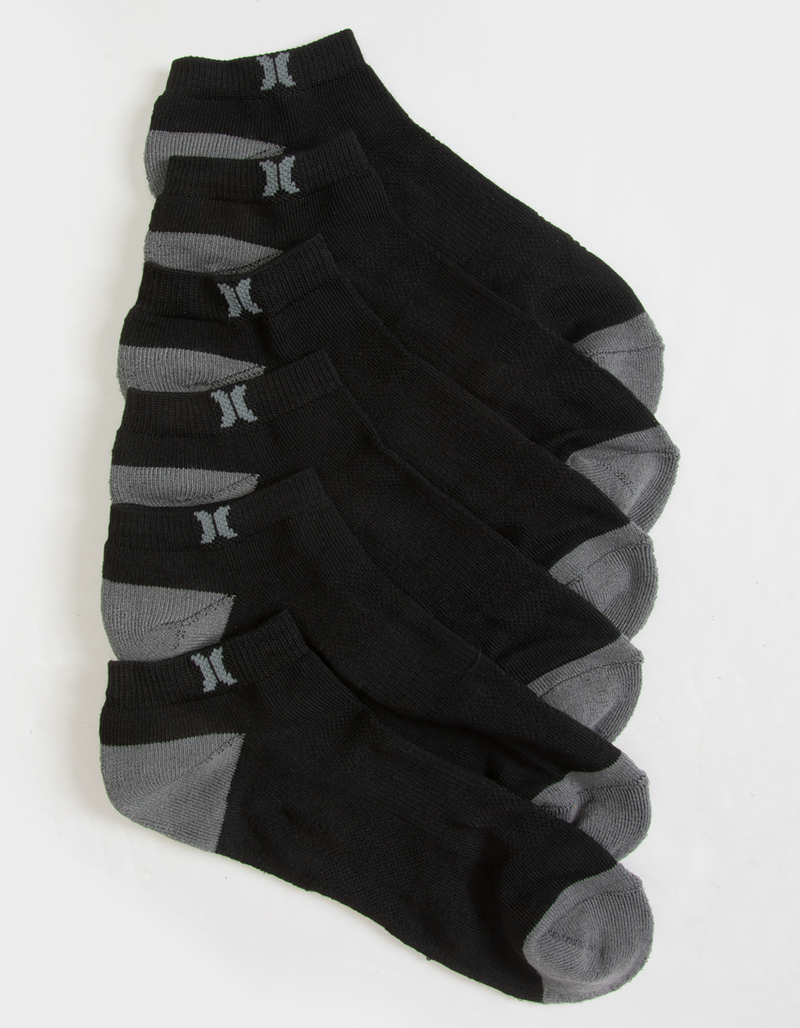 HURLEY Terry 6 Pack Mens Low Cut Ankle Socks image number 0