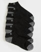 HURLEY Terry 6 Pack Mens Low Cut Ankle Socks image number 1