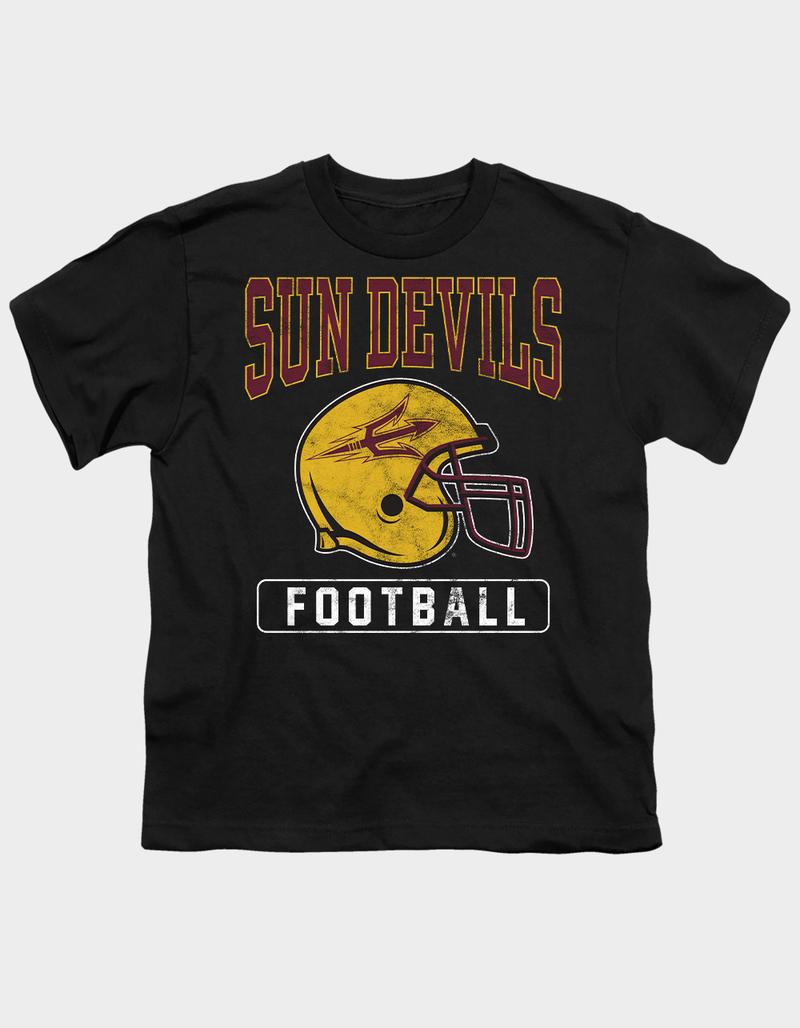 ARIZONA STATE UNIVERSITY Sun Devils Official Football Helmet Boys Tee image number 0