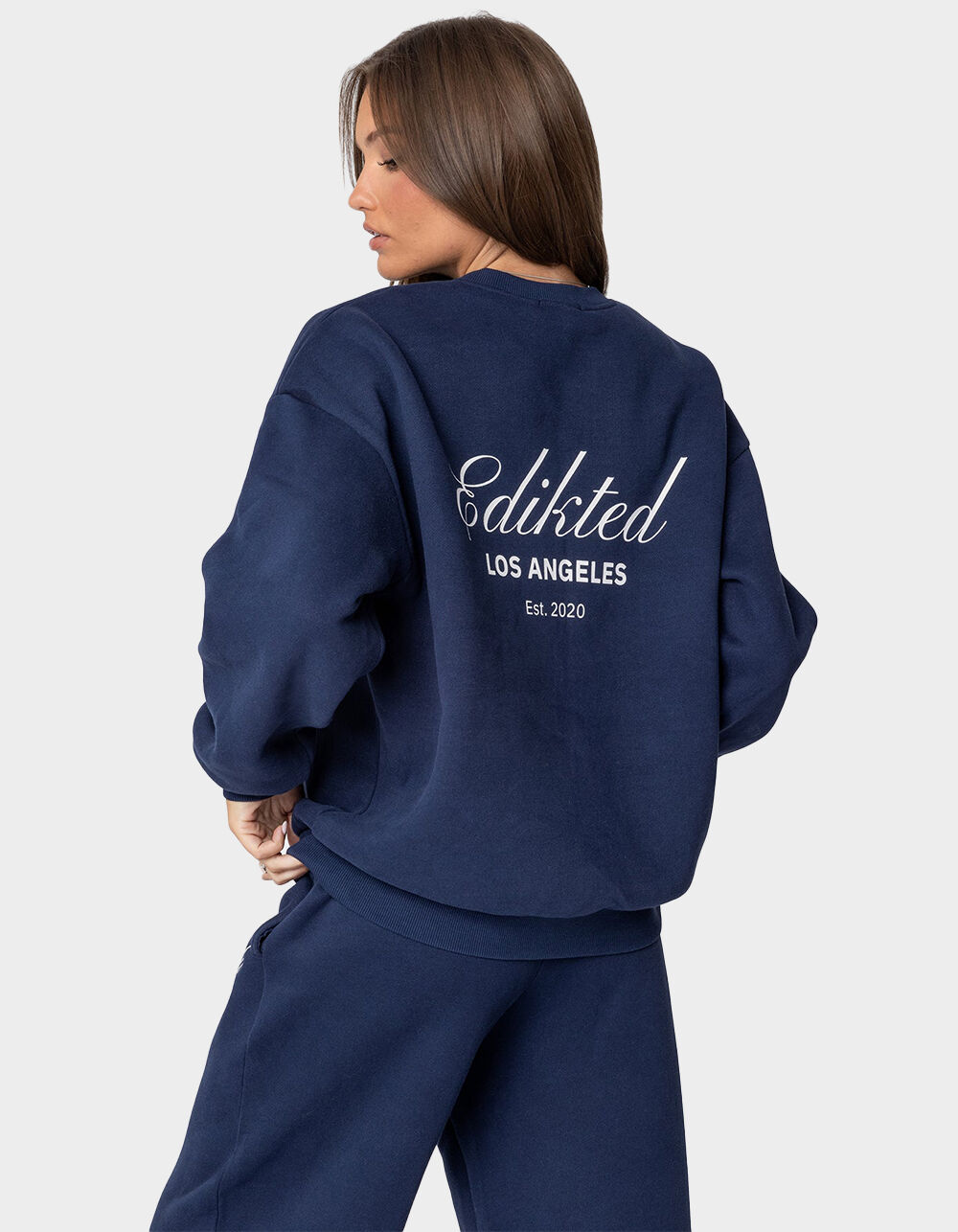 EDIKTED Get Edikted Sweatshirt - NAVY | Tillys