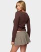EDIKTED Starlett Long Sleeve Tee image number 3