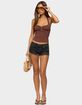 EDIKTED Lavan Gathered Bead Halter Top image number 5