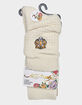 ED HARDY Tiger Waffle Mid Calf 2 Pack Womens Slouchy Socks image number 3