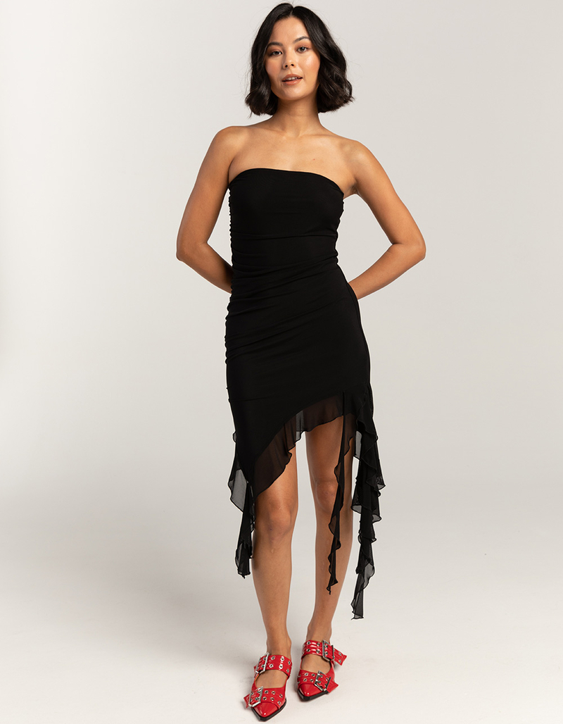 FULL TILT Waterfall Rosette Womens Tube Dress image number 0