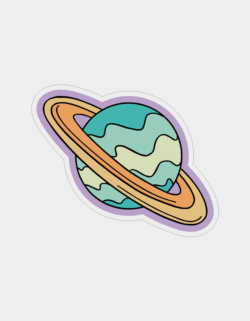 STICKER CABANA Retro Planet Sticker image number 0