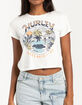 HURLEY Lei'd Back Womens Baby Tee image number 4