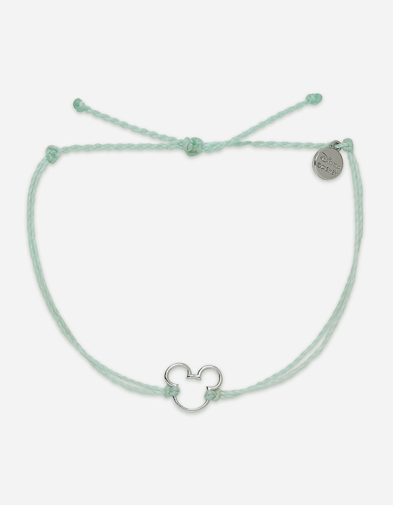 PURA VIDA Mickey Silver Charm Bracelet image number 0