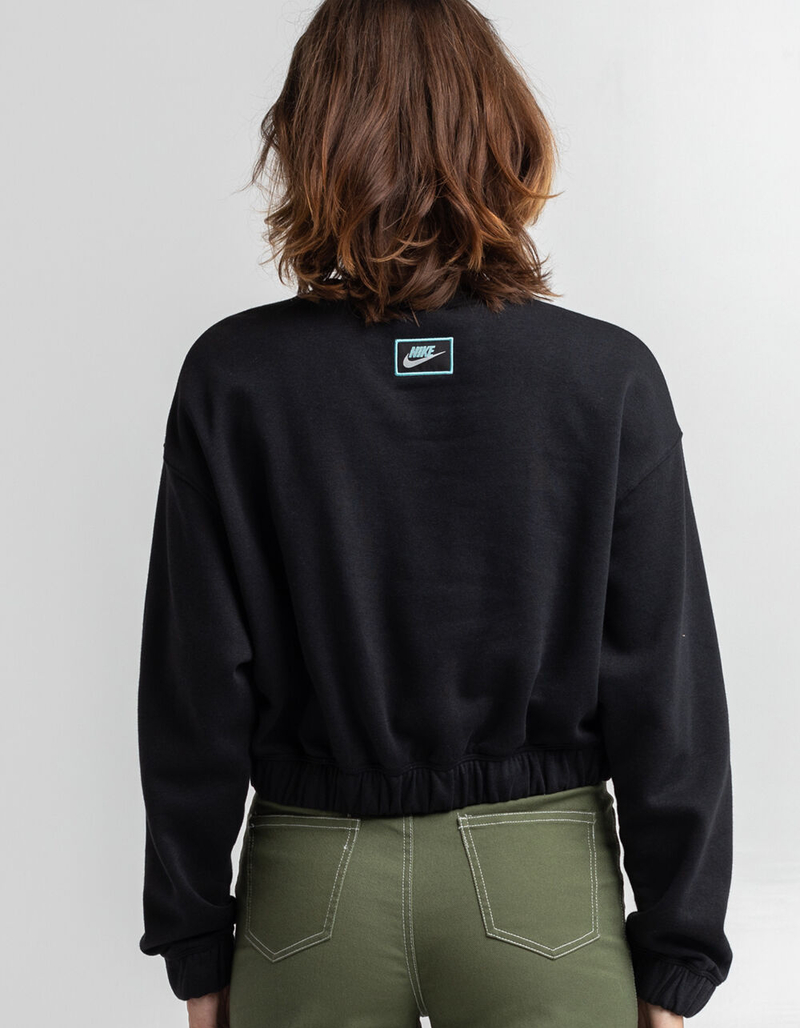 NIKE Sportswear Icon Crop Crew Neck Womens Sweatshirt image number 2