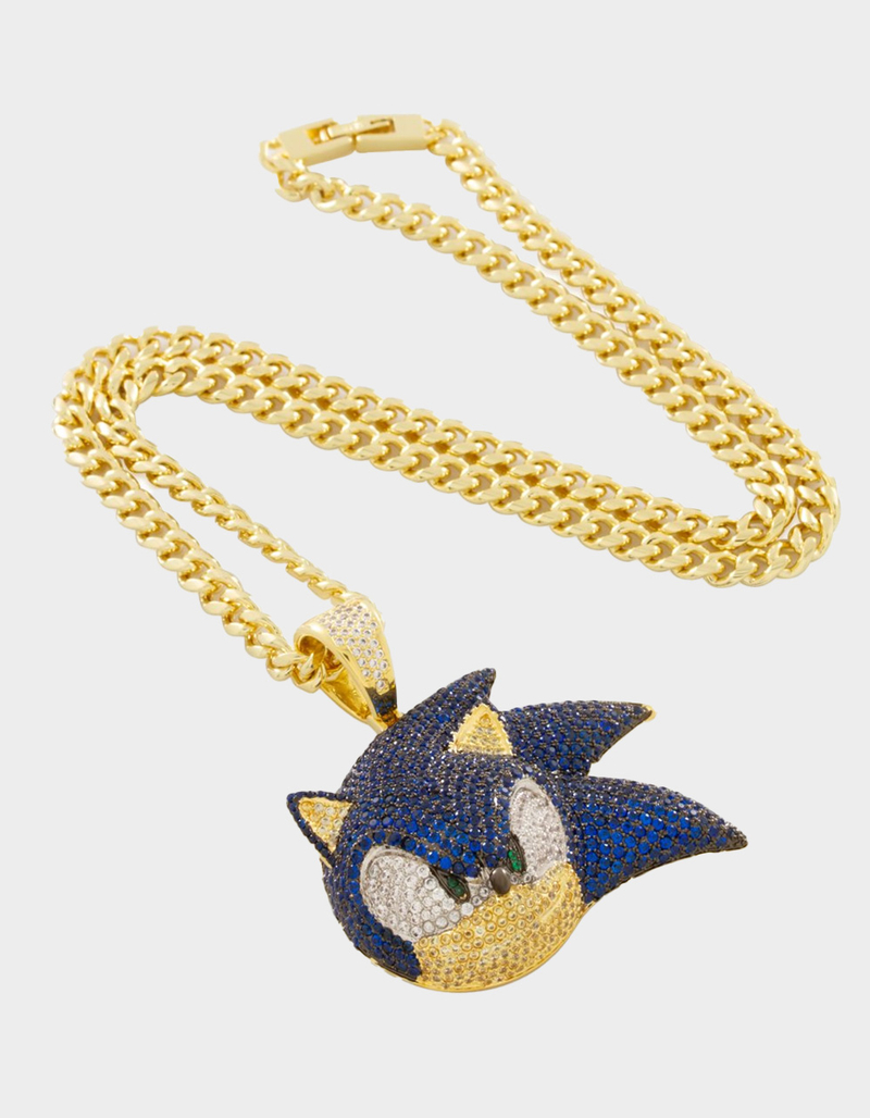 KING ICE x Sonic The Hedgehog Sonic 14K Necklace image number 0